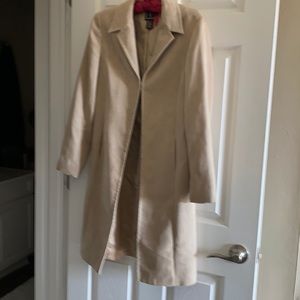 Faux suede duster